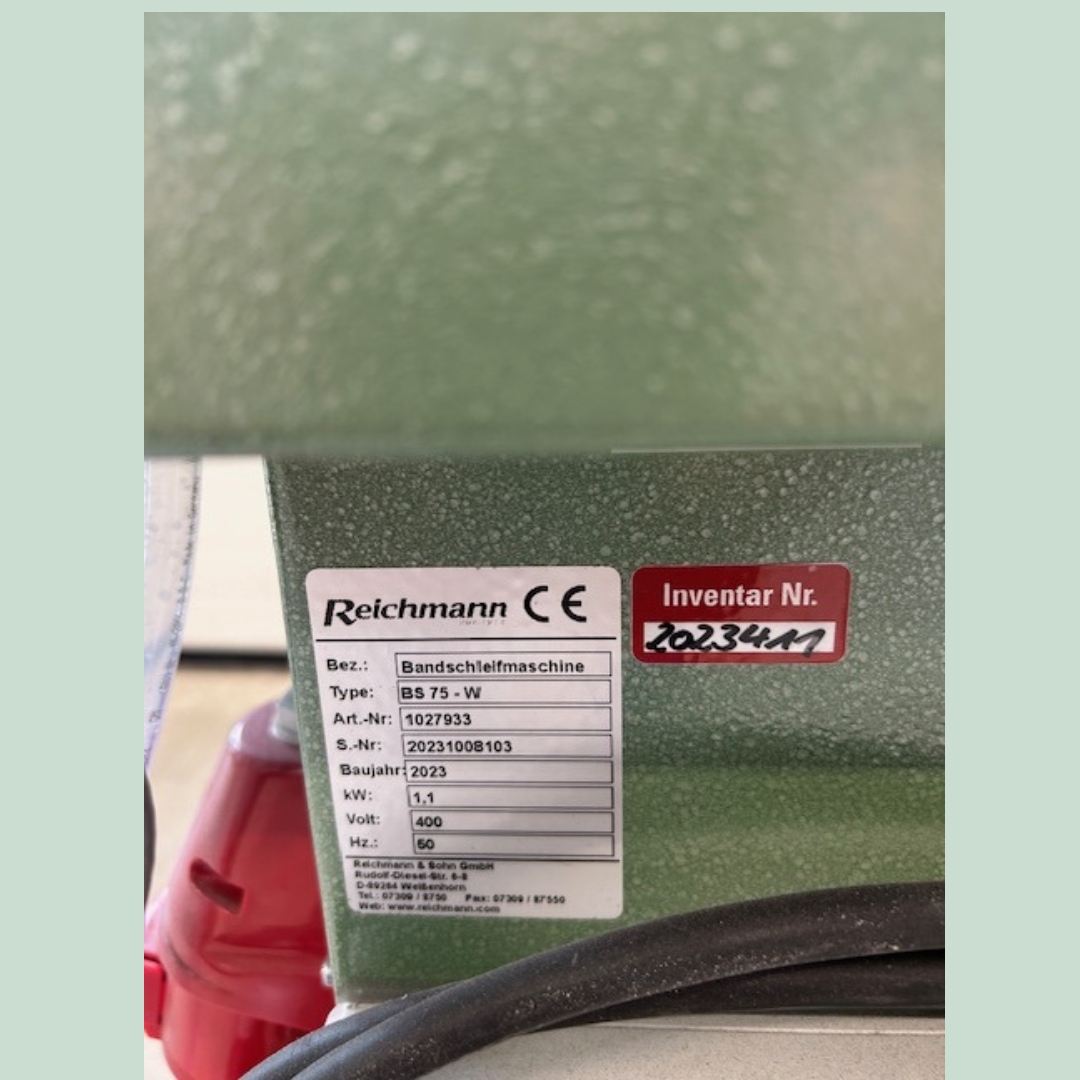Flächenbandschleifmaschine Rema BS75-W mit Nassschleifeinrichtung Bj.2023 – Bild 4