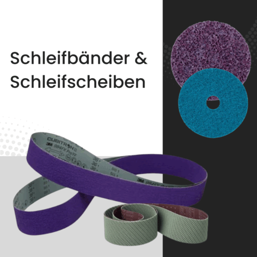 Schleifbänder und Schleifscheiben